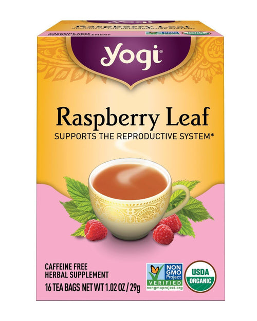 Yogi Tea Woman's Raspberry Leaf, 16 Count