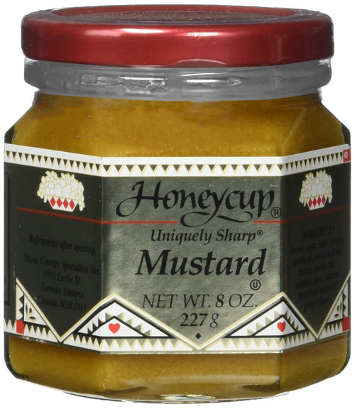 Honeycup Mustard, 8 oz Jar (Pack of 6)