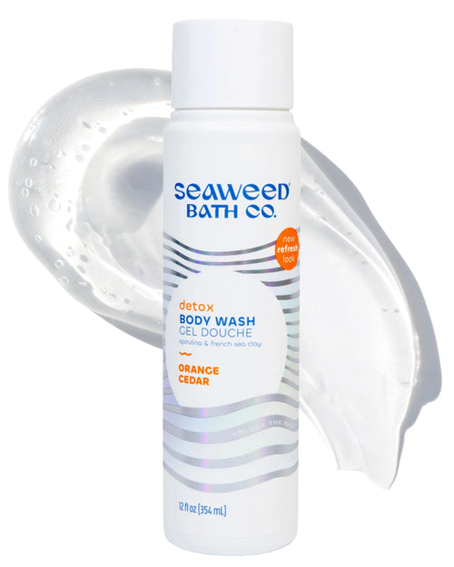 Seaweed Bath Co. Detox Body Wash, Orange Cedar, 12 oz