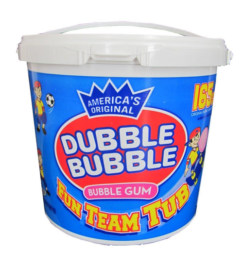 Dubble Bubble Bubble Gum, 165 Count Tub