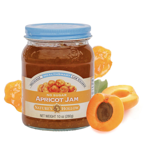 Nature's Hollow Sugar-Free Apricot Jam, 10 oz