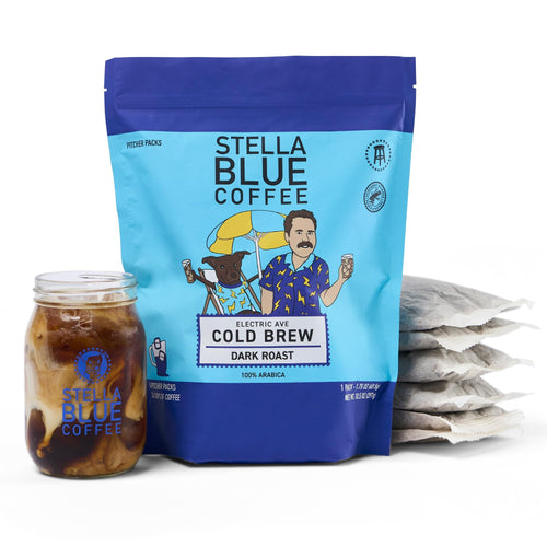 Electric Avenue Blend Dark Roast Cold Brew Coffee Bags