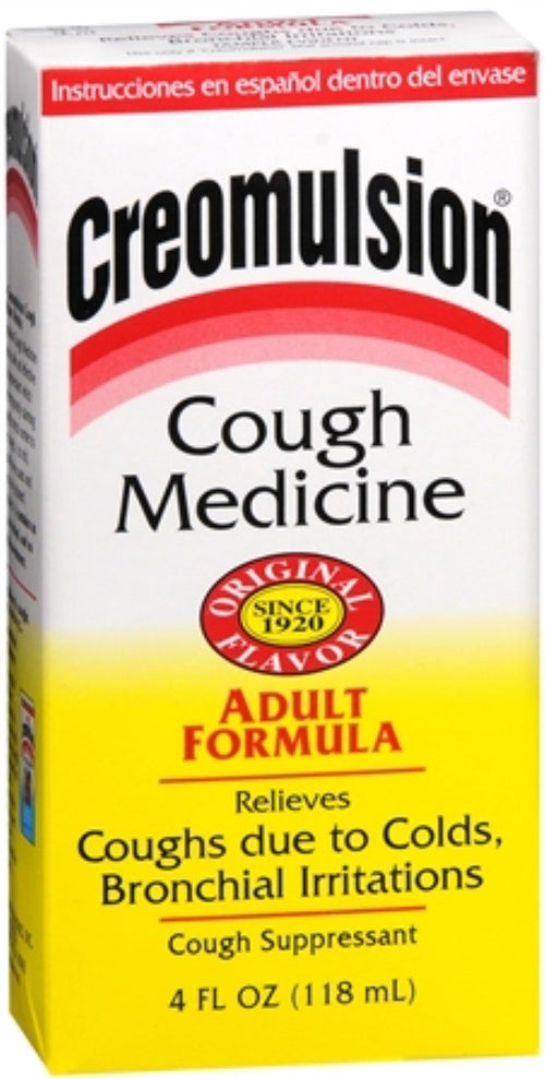 Creomulsion Adult Formula Cough Medicine, 4 oz (Pack of 5)