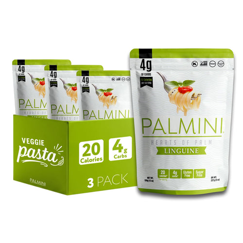 Palmini Linguine Hearts of Palm Pasta, 12 oz (Pack of 3)