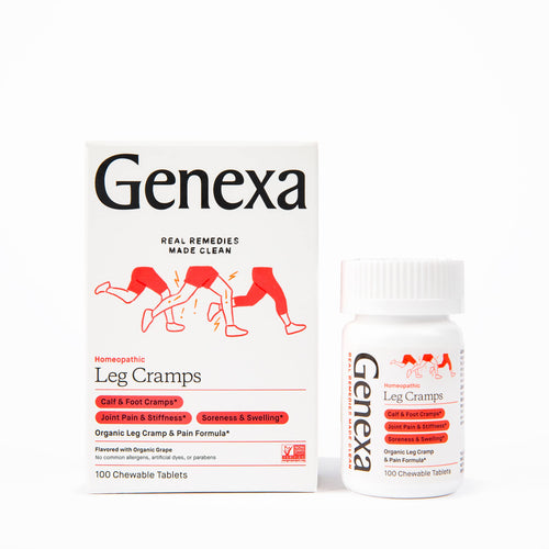Genexa Leg Cramps Relief, Organic Grape, 100 Chewable Tablets