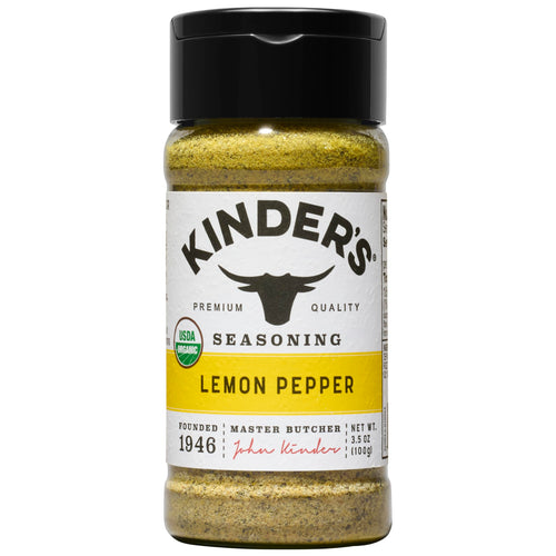 Kinder's Organic Lemon Pepper Seasoning, 3.5 oz