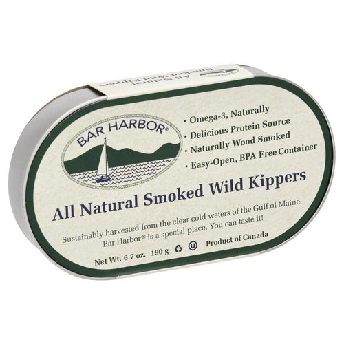 Bar Harbor Smoked Wild Kippers, 6.7 oz (Pack of 3)