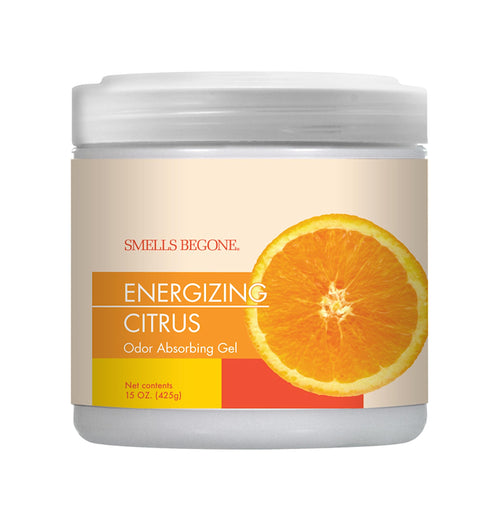 Smells Begone Odor Absorber Gel, Energizing Citrus, 15 oz