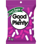 Good and Plenty Licorice Candy, Fat Free, 7 oz Bag