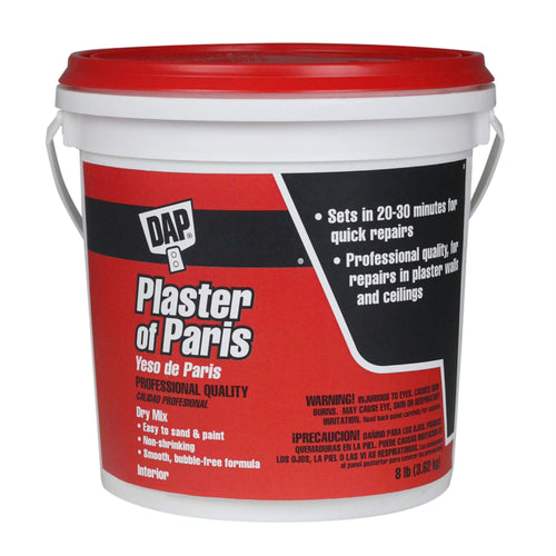 Plaster of Paris, White, 8 lb
