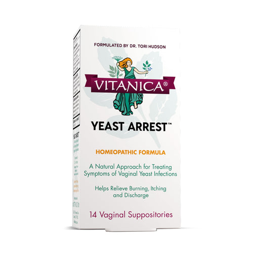 Vitanica Yeast Arrest Homeopathic Suppositories, 14 Count