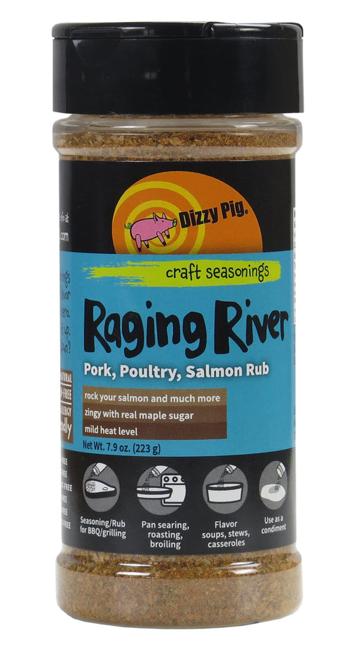 Dizzy Pig Raging River Salmon Seasoning Rub, 8 oz