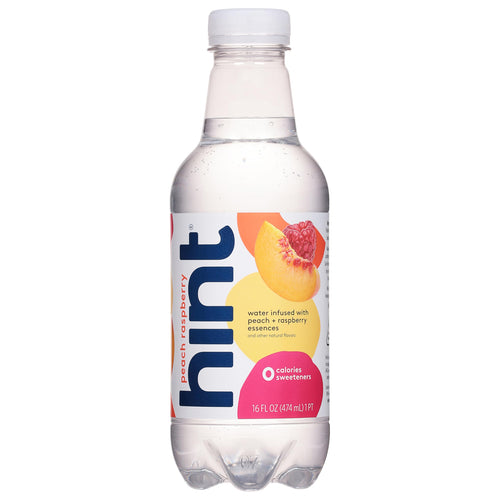 Hint Peach Raspberry Water, 16 fl oz