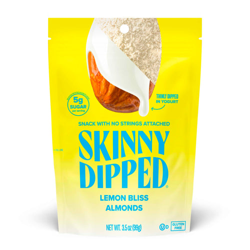 SkinnyDipped Lemon Bliss Yogurt Covered Almonds, 3.5 oz