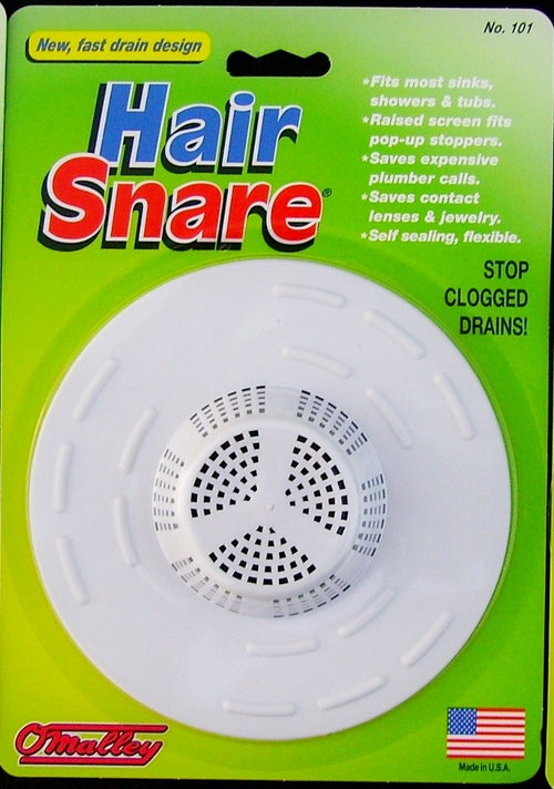 Hair Snare Universal Drain Cover, White