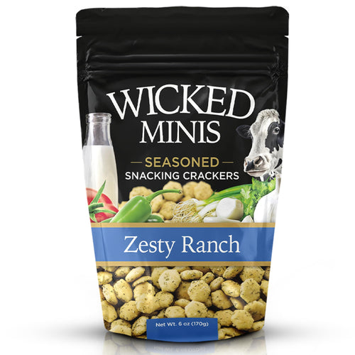 Wicked Minis Soup & Oyster Crackers, Zesty Ranch, 6 oz