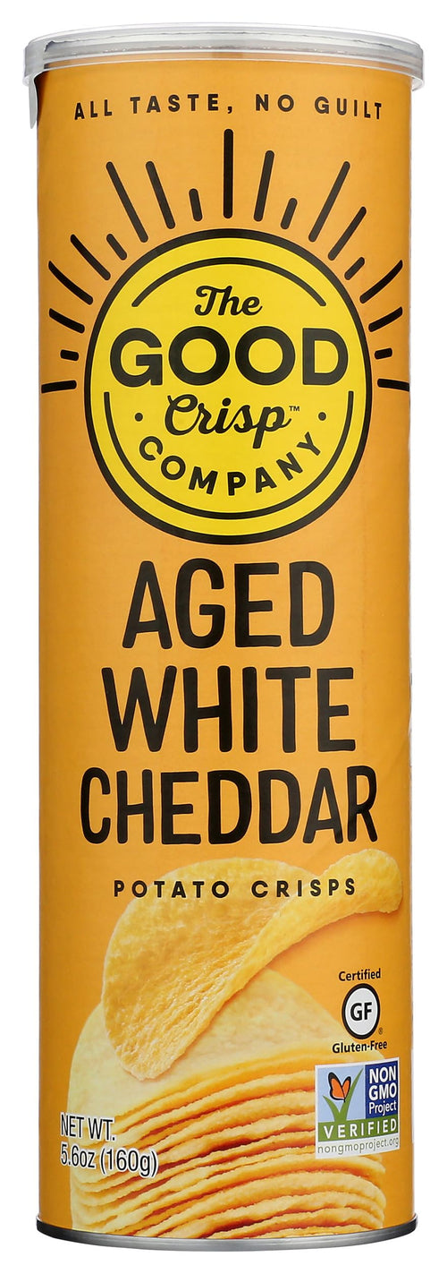 The Good Crisp Company Aged White Cheddar Potato Crisps, 5.6 oz
