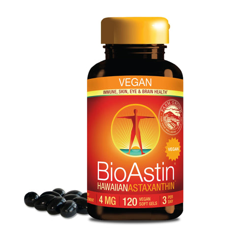 Nutrex Hawaii BioAstin Hawaiian Astaxanthin, 4 mg, 120 Softgels