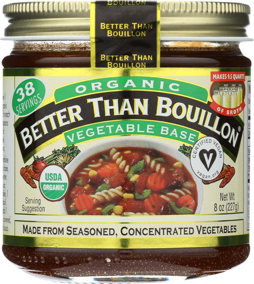Better Than Bouillon Organic Vegetable Base, 8 oz (Pack of 3)