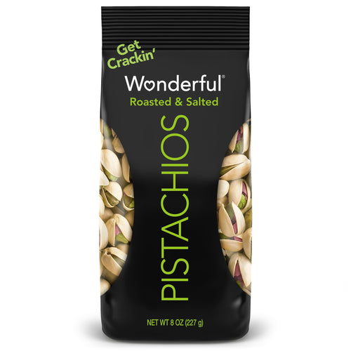 Wonderful Pistachios In Shell, Roasted & Salted, 8 oz