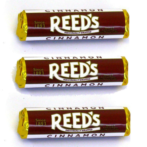 Reed's Classic Cinnamon Hard Candy, Individually Wrapped (Pack of 3)