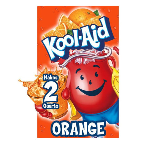 Kool-Aid Unsweetened Orange Soft Drink Mix, 48 Count