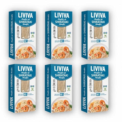 Liviva Dried Shirataki Konjac Noodles (Pack of 6)