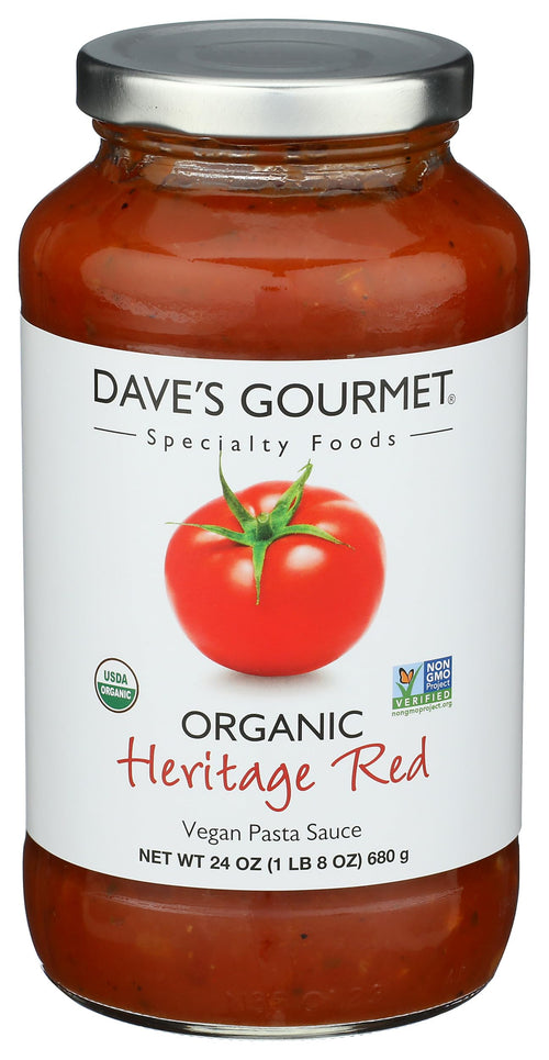 Dave's Gourmet Organic Red Heirloom Tomato Pasta Sauce, 1.59 lb
