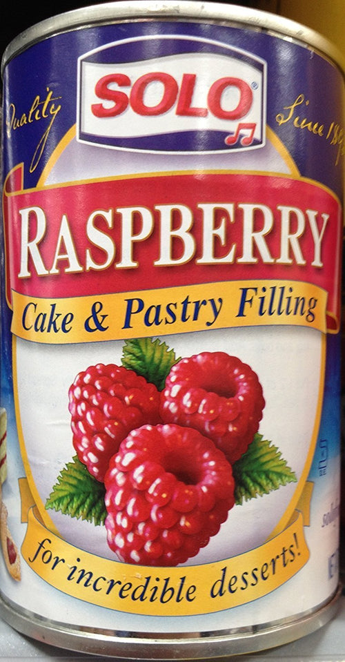 Solo Raspberry Cake and Pastry Filling, 12 oz (Pack of 2)