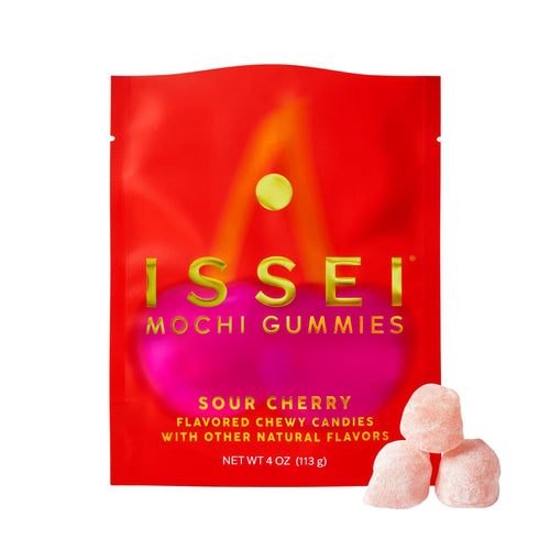ISSEI Mochi Gummies, Sour Cherry, 4 oz