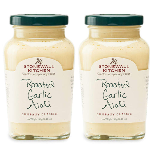 Stonewall Kitchen Roasted Garlic Aioli, 10.25 oz (Pack of 2)