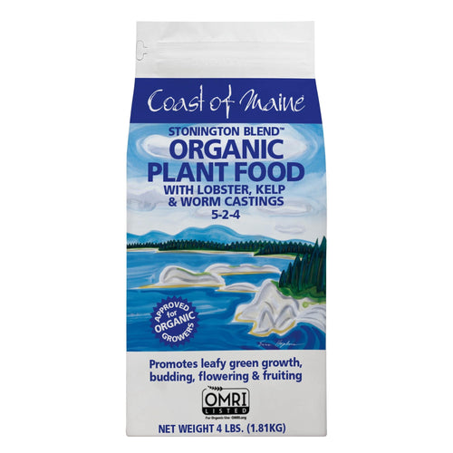 Coast of Maine Stonington Blend Organic Plant Food, 4 lb
