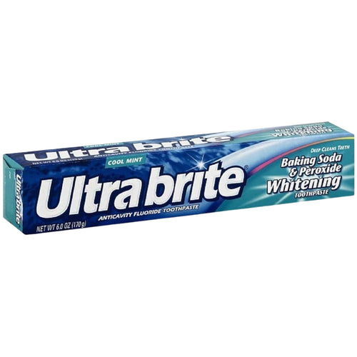 Ultra Brite Baking Soda & Peroxide Whitening Toothpaste, 6 oz