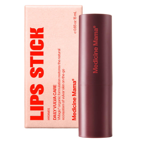 VMAGIC by Medicine Mama Lips Stick Organic Vulva Balm, Travel Size, 15 mL