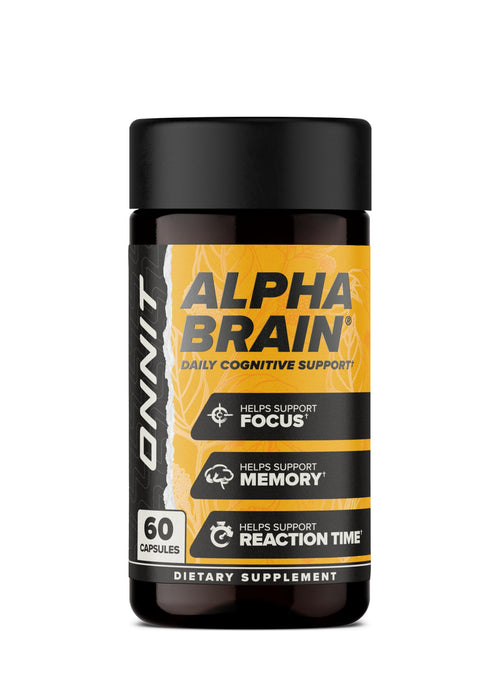 Onnit Alpha Brain Nootropic Brain Supplement, 60 Count