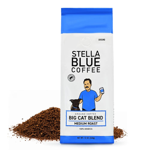 Big Cat Blend Medium Roast Ground Coffee, 12 oz