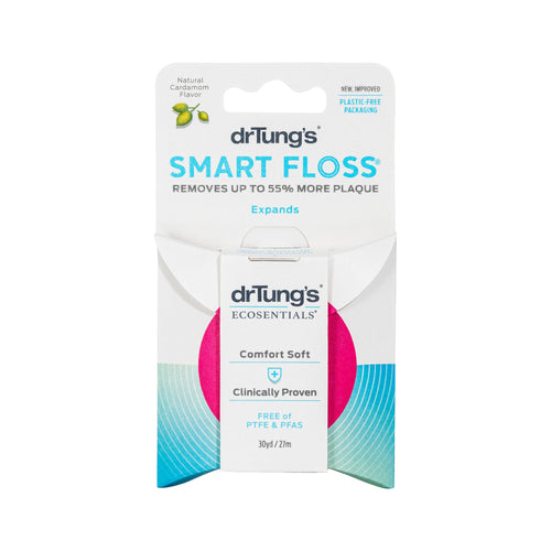 Dr. Tung's Smart Floss, Expanding Natural Waxed Dental Floss