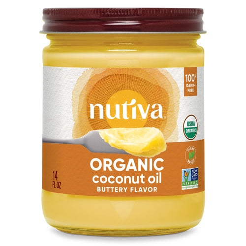Nutiva Organic Buttery Coconut Oil, 14 fl oz