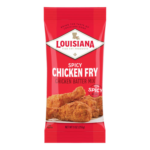 Louisiana Fish Fry Spicy Chicken Fry Batter Mix, 9 oz