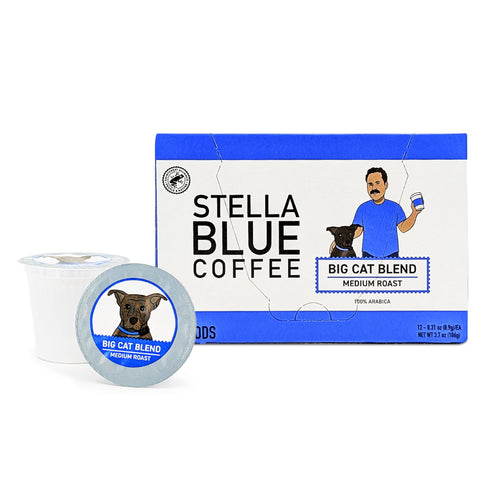 Big Cat Blend Medium Roast Coffee Pods, 12 K-Cups