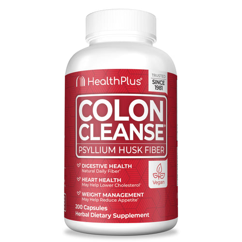 Health Plus Colon Cleanse Psyllium Husk Fiber, 200 Count