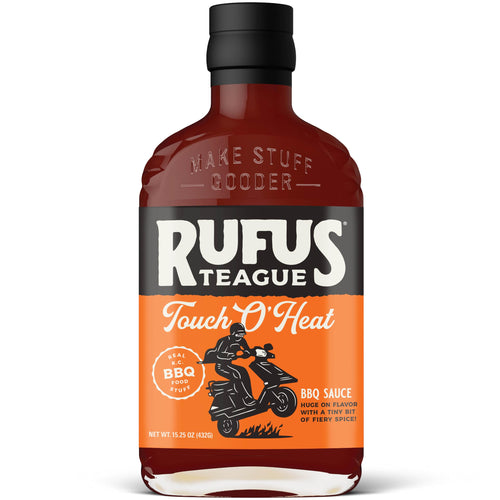 Rufus Teague Touch O' Heat BBQ Sauce, 15.25 oz