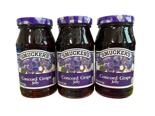 Smucker's Concord Grape Jelly, 12 oz (Pack of 3)