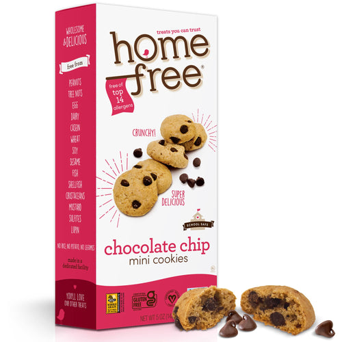 Homefree Chocolate Chip Mini Cookies, 5 oz Box