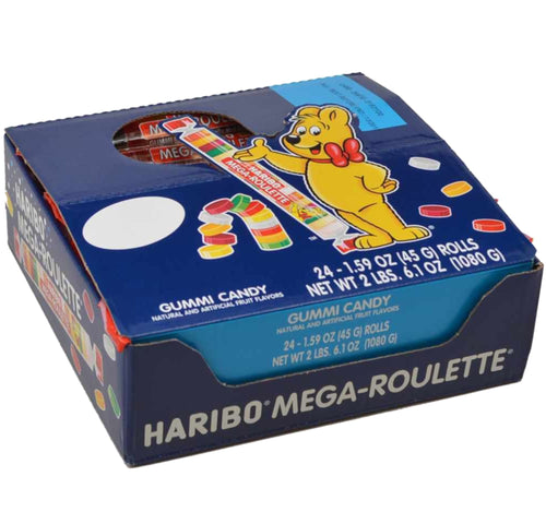 Haribo Mega-Roulette Candy, 1.58 oz (Pack of 24)