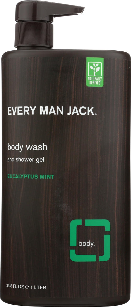 Every Man Jack Eucalyptus Body Wash, 33.8 fl oz