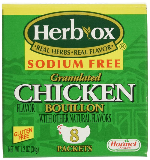 Herb-Ox Low Sodium Chicken Bouillon Pockets, 1.2 oz