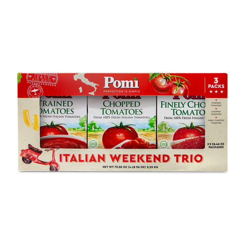 Pomi Weekend Trio Italian Tomatoes, 26.46 oz (Pack of 3)