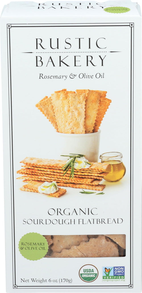 Rustic Bakery Organic Rosemary Olive Oil Flatbread, 6 oz