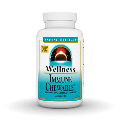 Source Naturals Wellness Immune Chewable, 120 Wafers